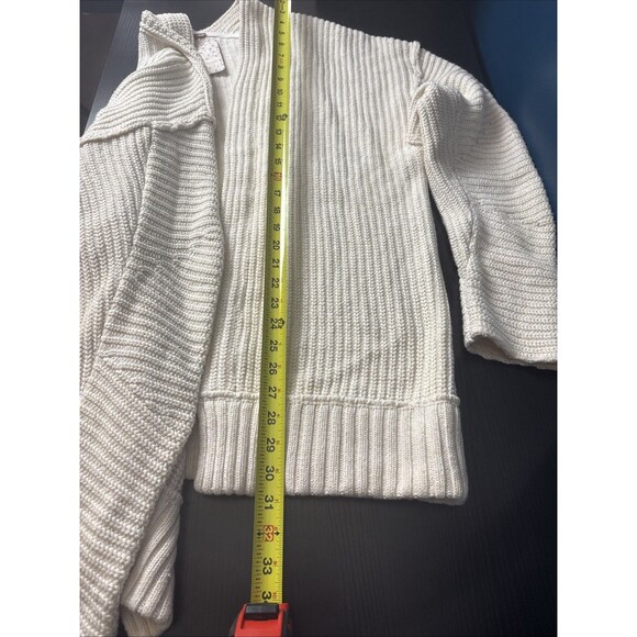 Free People High Hopes Cardigan Sweater Small Oversized Chunky Knit Slouchy Open - Picture 10 of 11